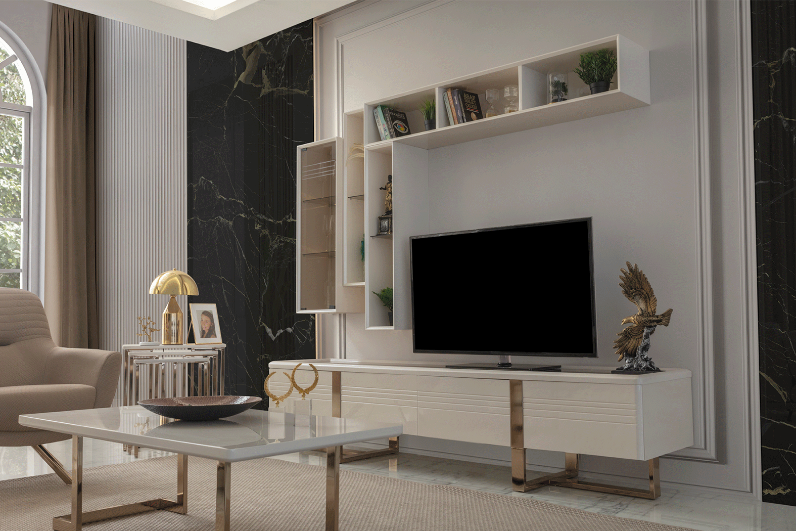 Oslo  Tv Ünitesi - Modern TV Ünitesi | Yapı Mobilya - Görsel 2